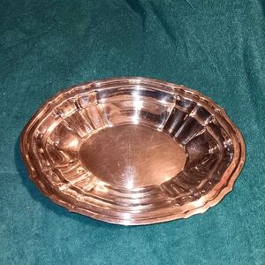 Fisher Elegant Silver Plated Serving Dish 1939-1950 Made In USA